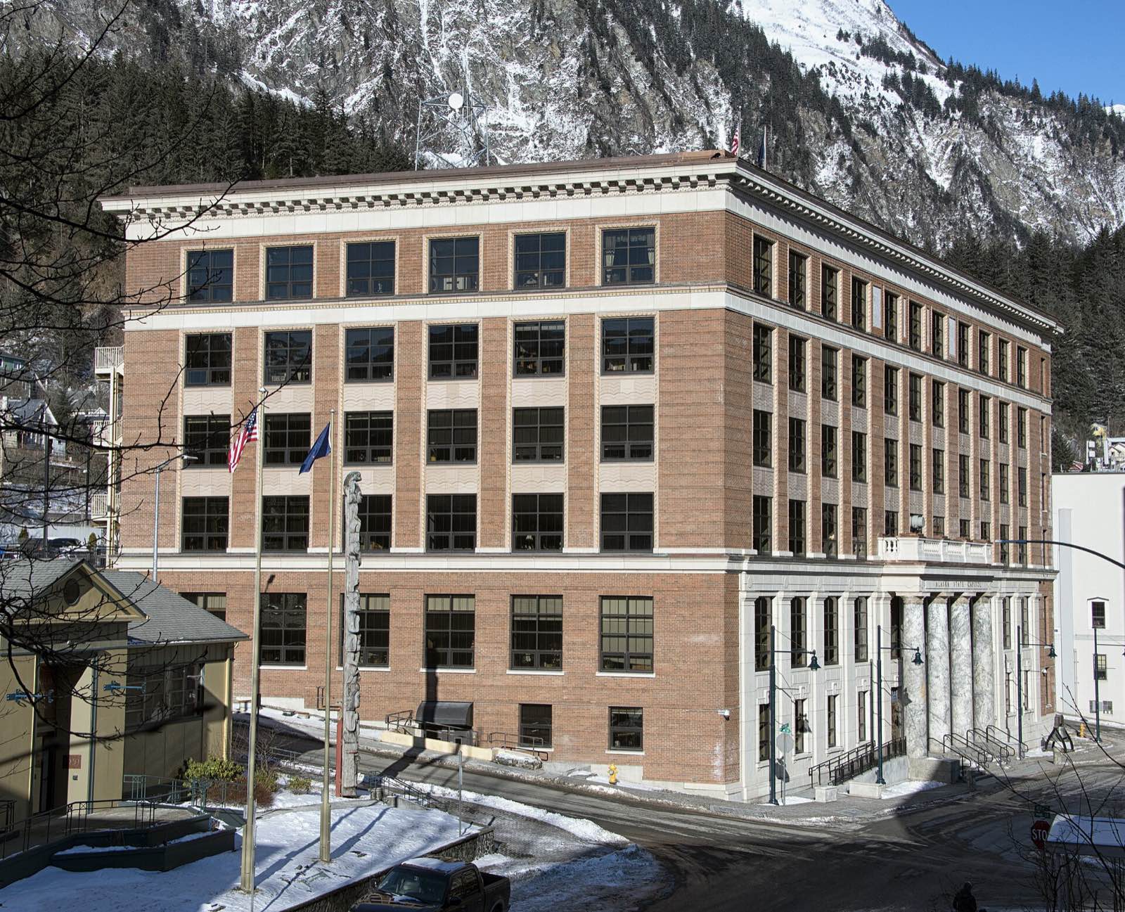 The Alaska State Capitol in Juneau