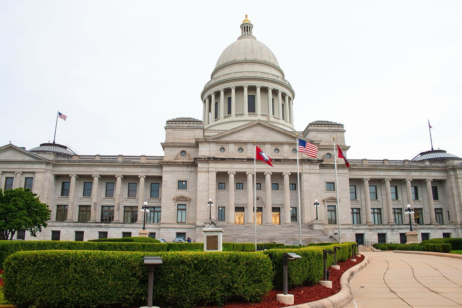 The Arkansas State Capitol in Little Rock