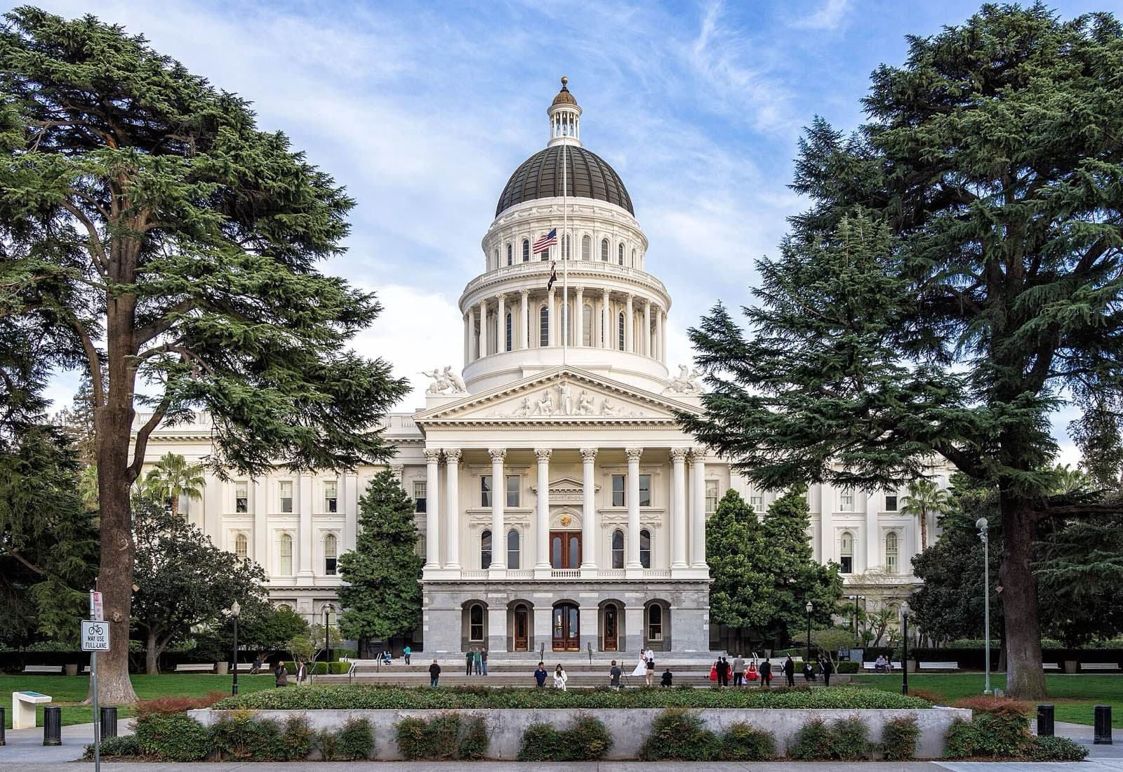 The California State Capitol in Sacramento