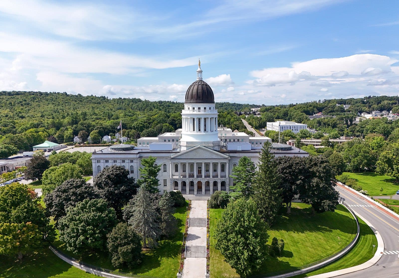 The Maine State House in Augusta