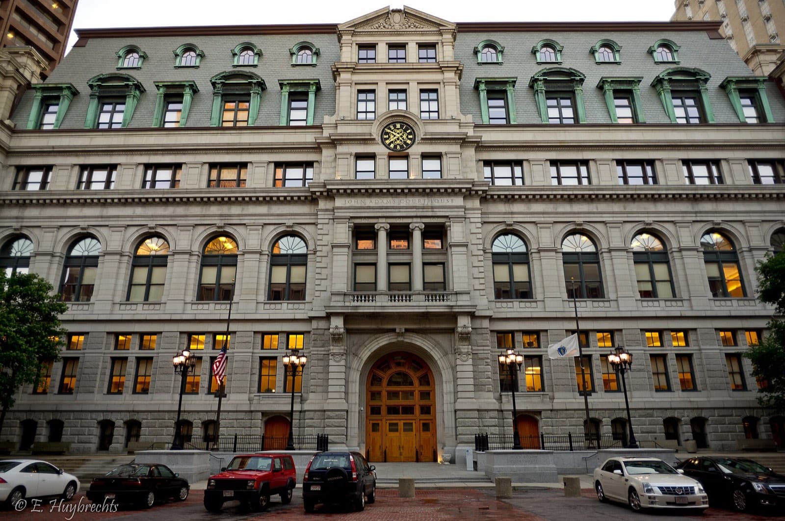 The John Adams Courthouse, home of the Massachusetts Supreme Judicial Court, in Boston