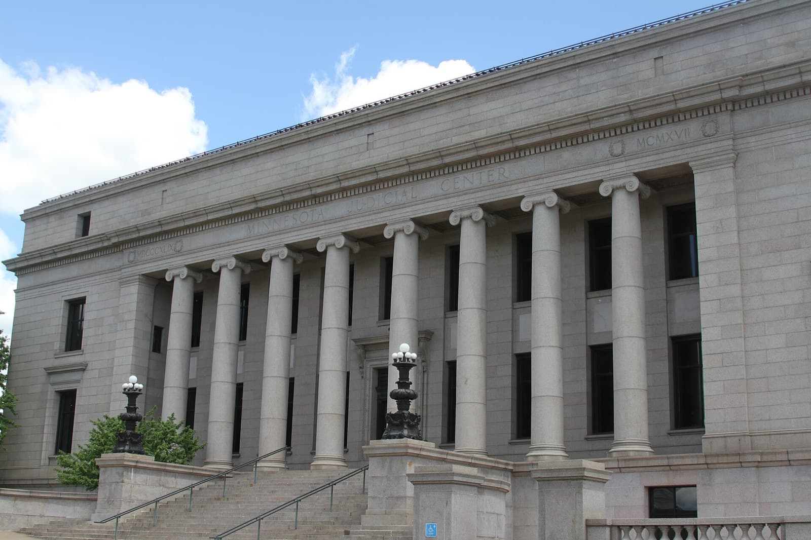 The Minnesota Judicial Center, home of the Minnesota Supreme Court, in Saint Paul