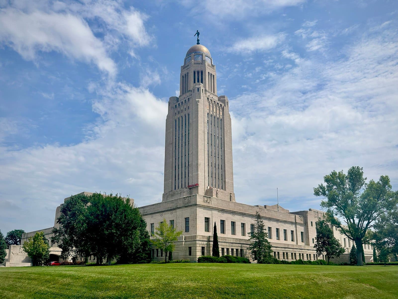 The Nebraska State Capitol in Lincoln