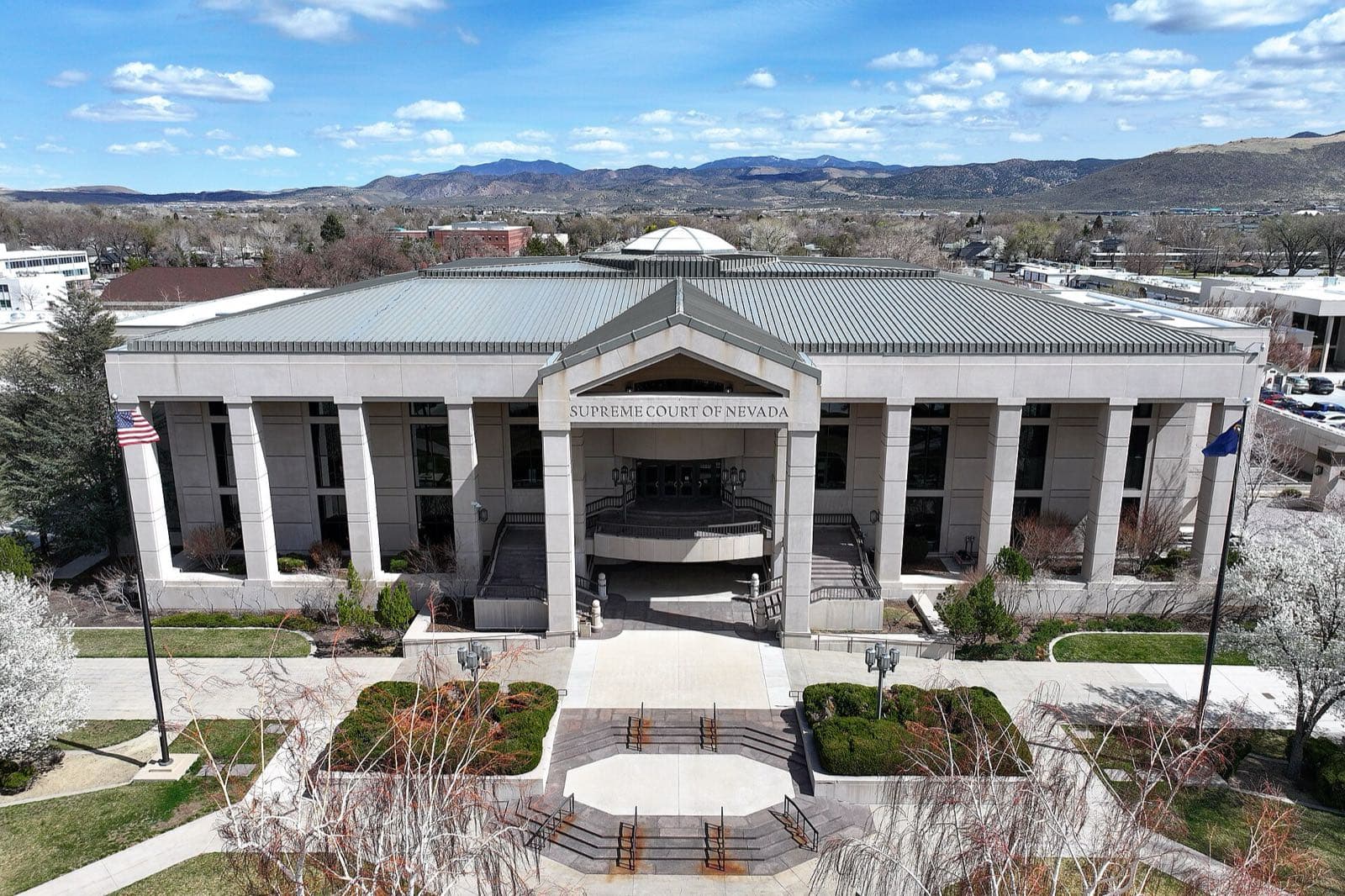 The Supreme Court of Nevada building in Carson City
