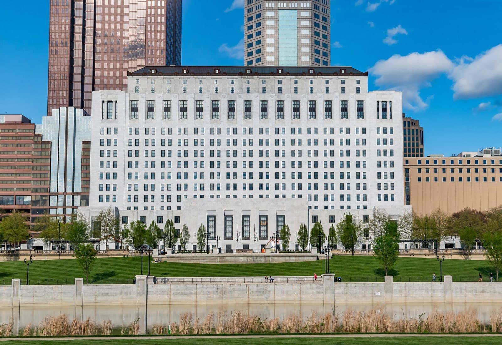 The Thomas J. Moyer Ohio Judicial Center, home of the Supreme Court of Ohio, in Columbus