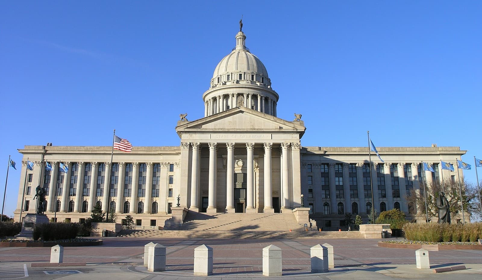 The Oklahoma State Capitol in Oklahoma City