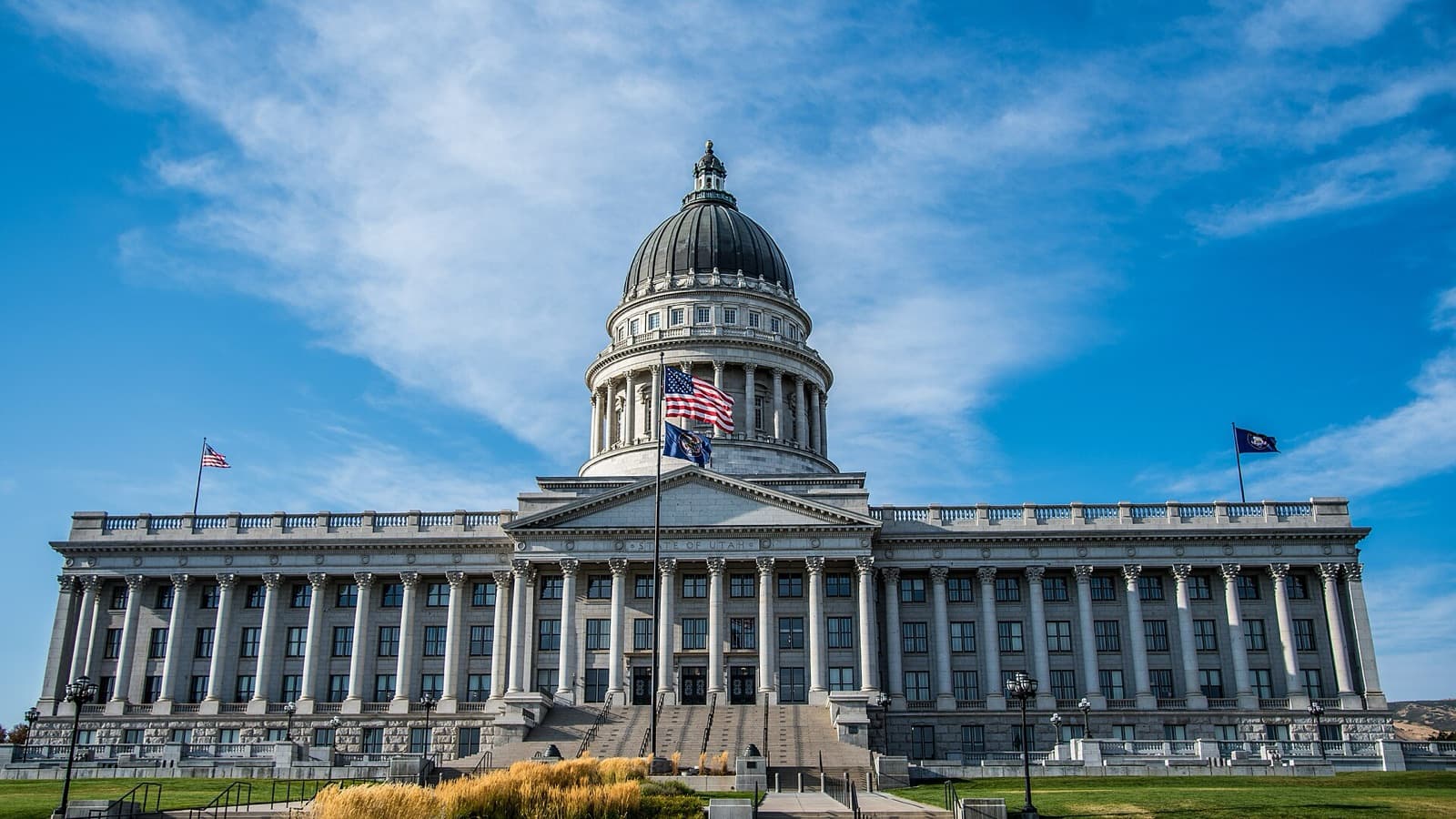 The Utah State Capitol in Salt Lake City