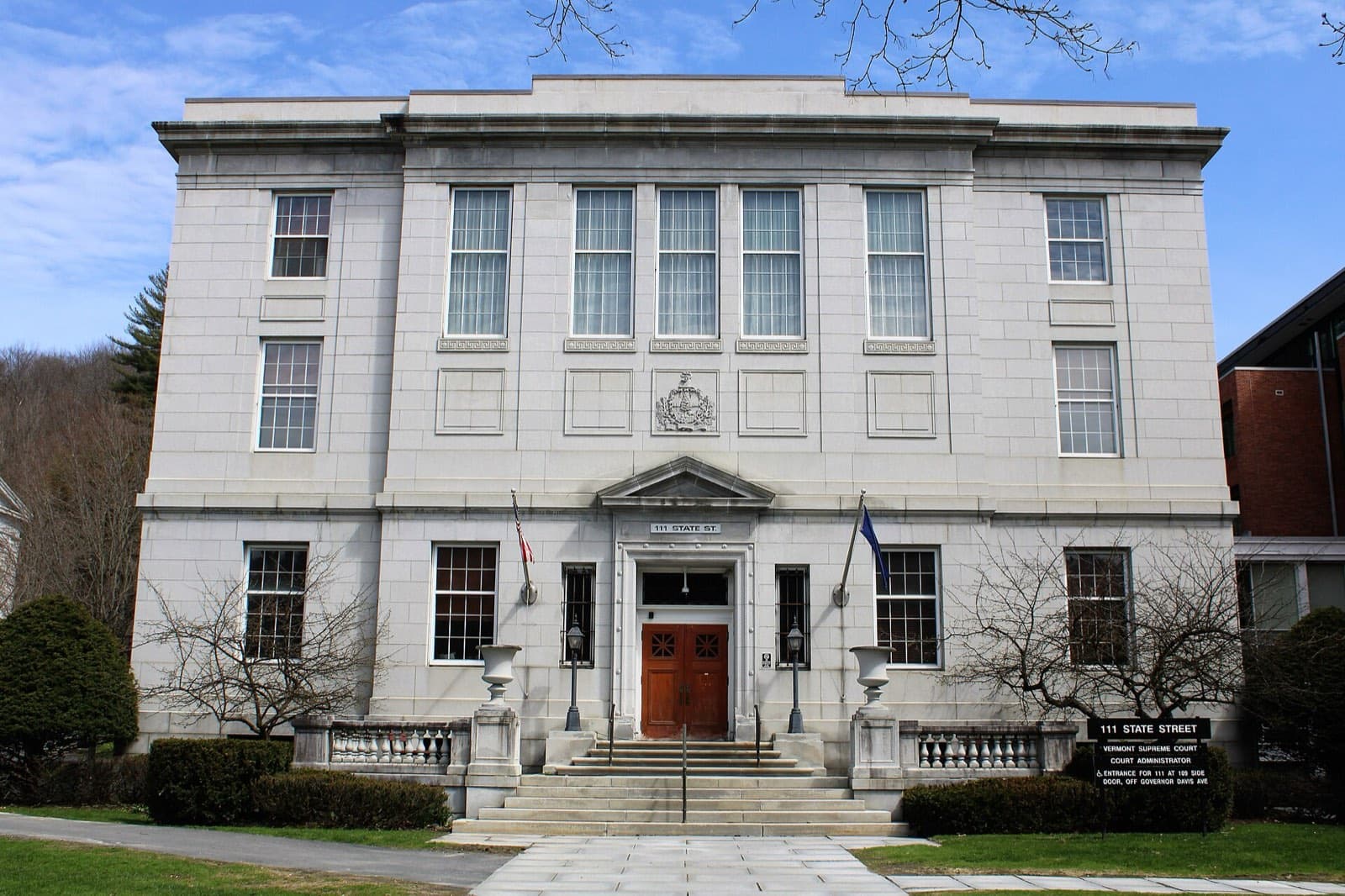 The Vermont Supreme Court building in Montpelier