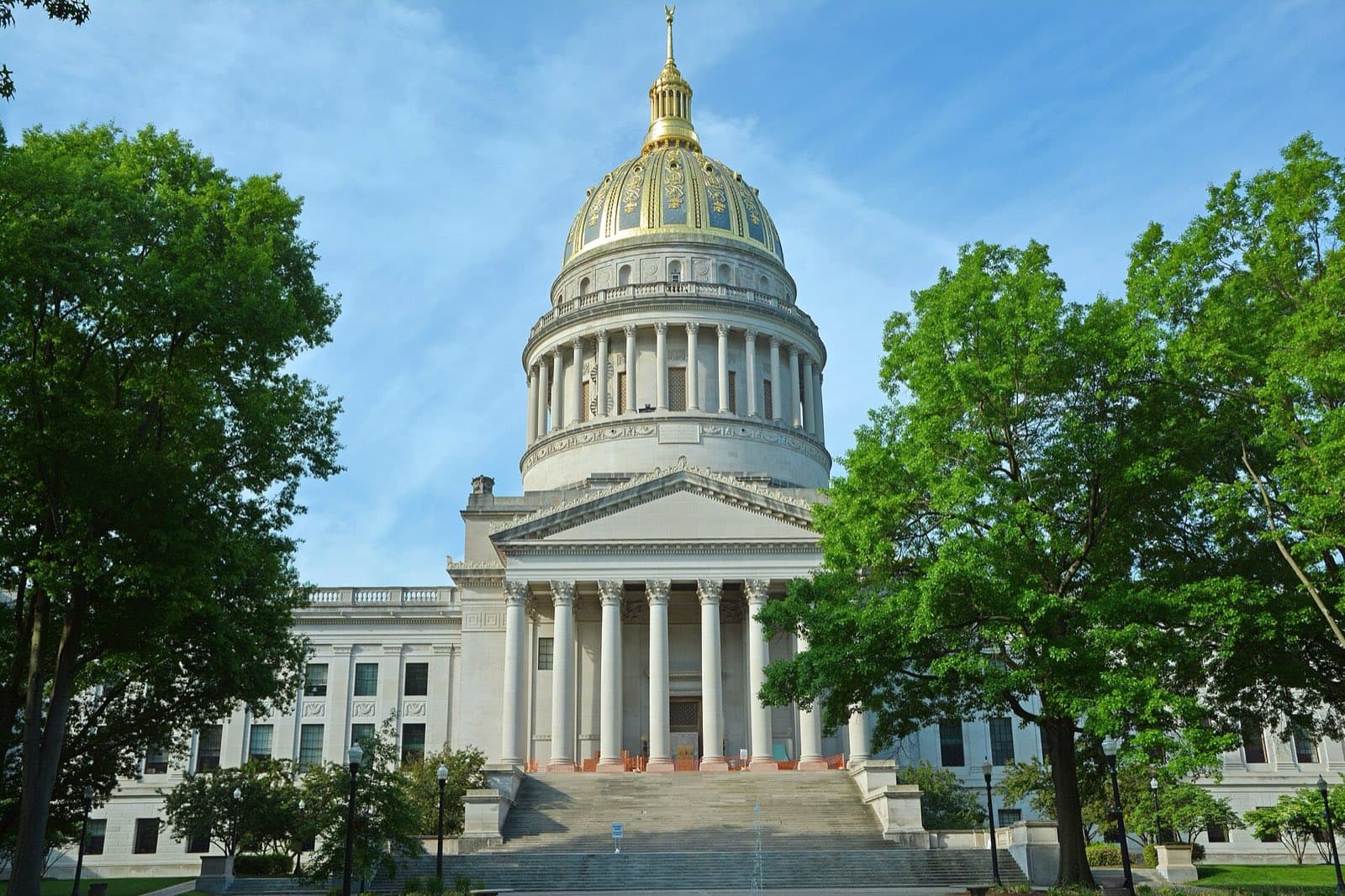 The West Virginia State Capitol in Charleston