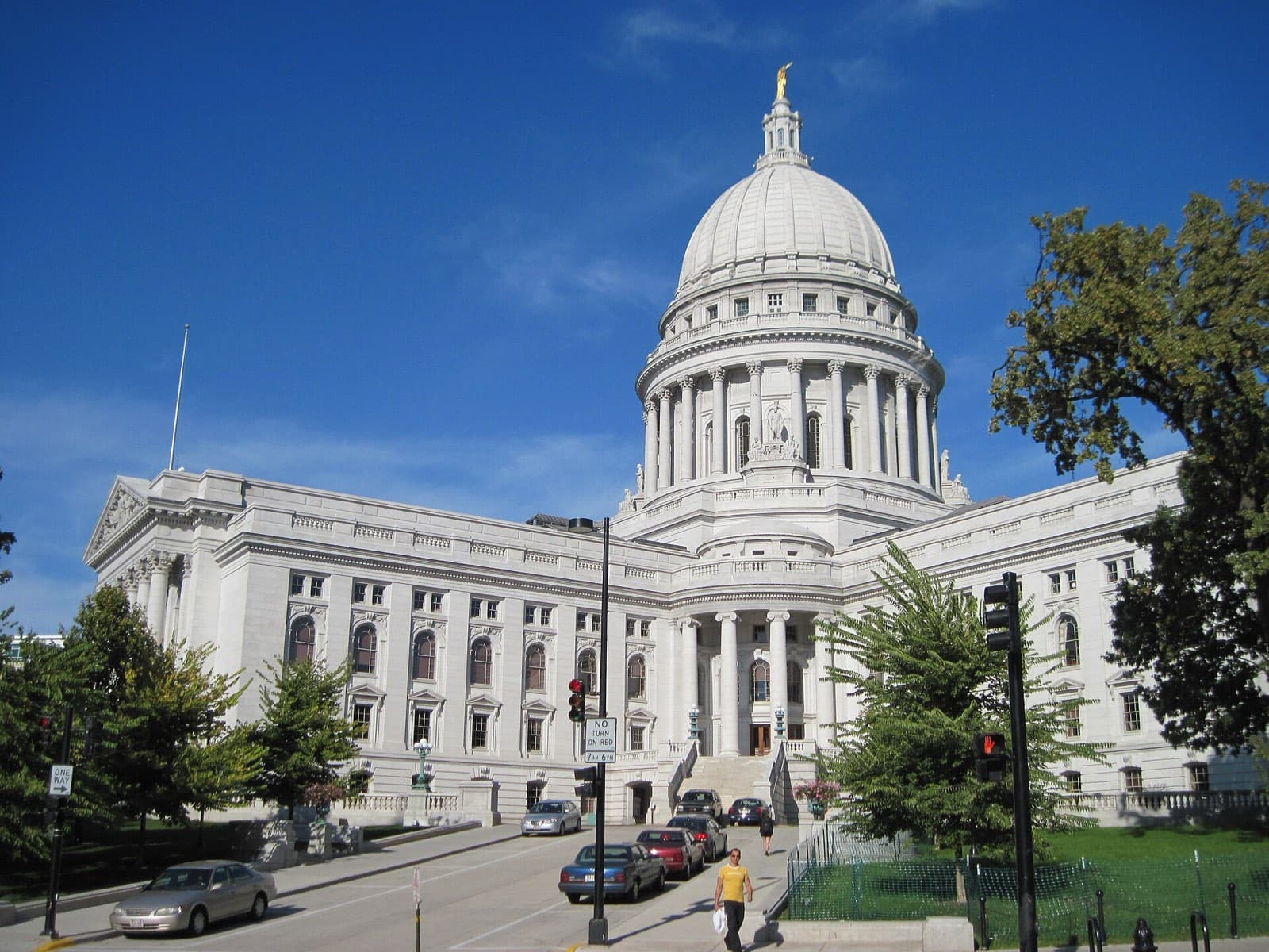 The Wisconsin State Capitol in Madison